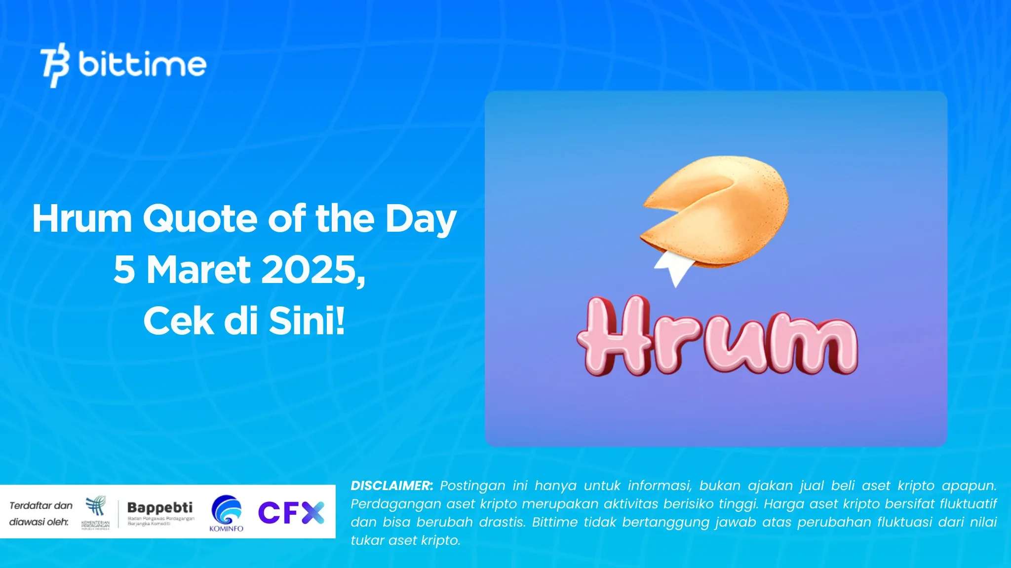 Hrum Quote of the Day 5 Maret 2025