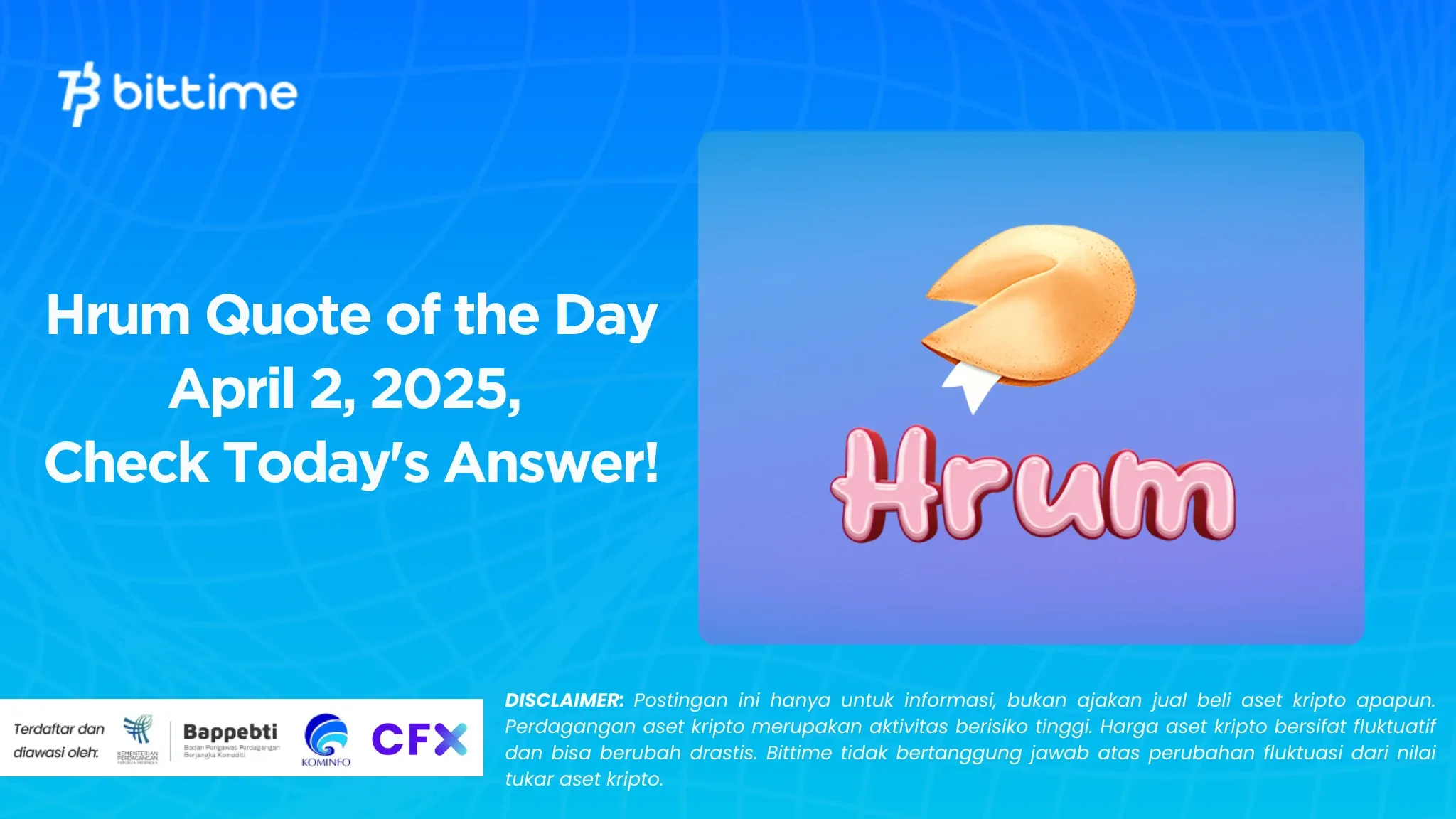Hrum Quote of the Day April 2, 2025, Check Today's Answer!