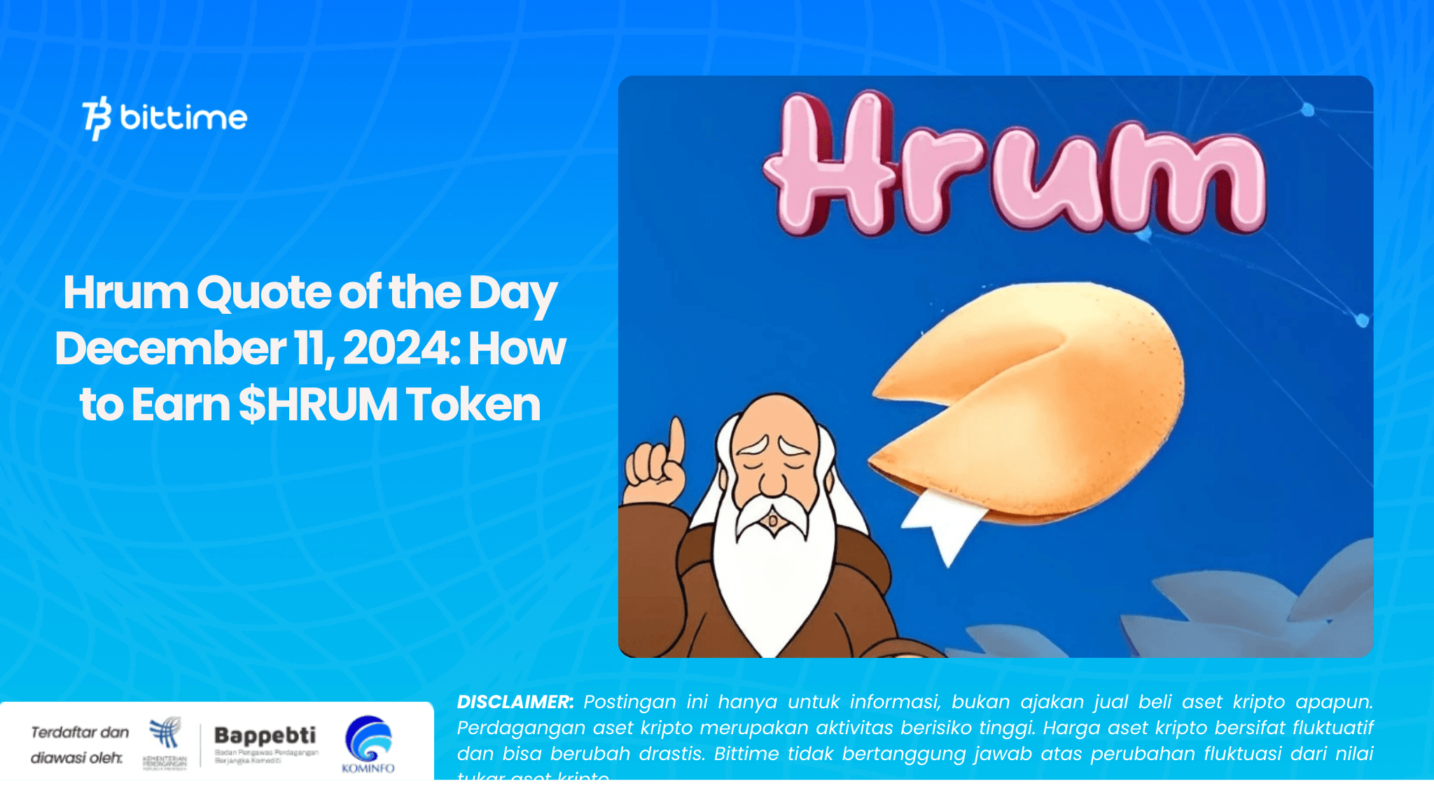 Hrum Quote of the Day December 11, 2024 How to Earn $HRUM Token.png