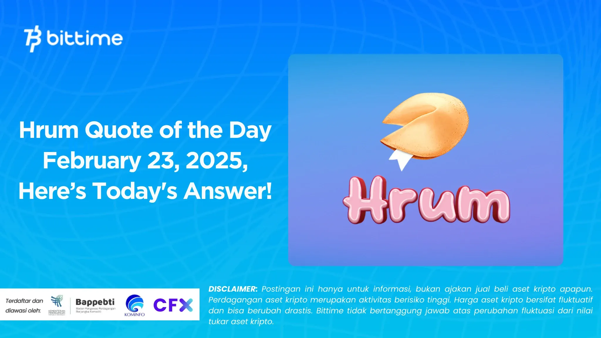 Hrum Quote of the Day February 23, 2025