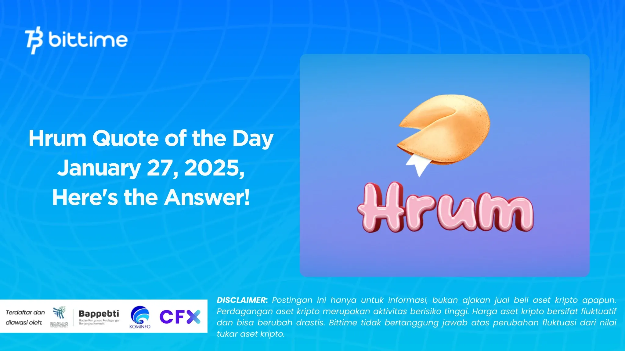 Hrum Quote of the Day January 27, 2025