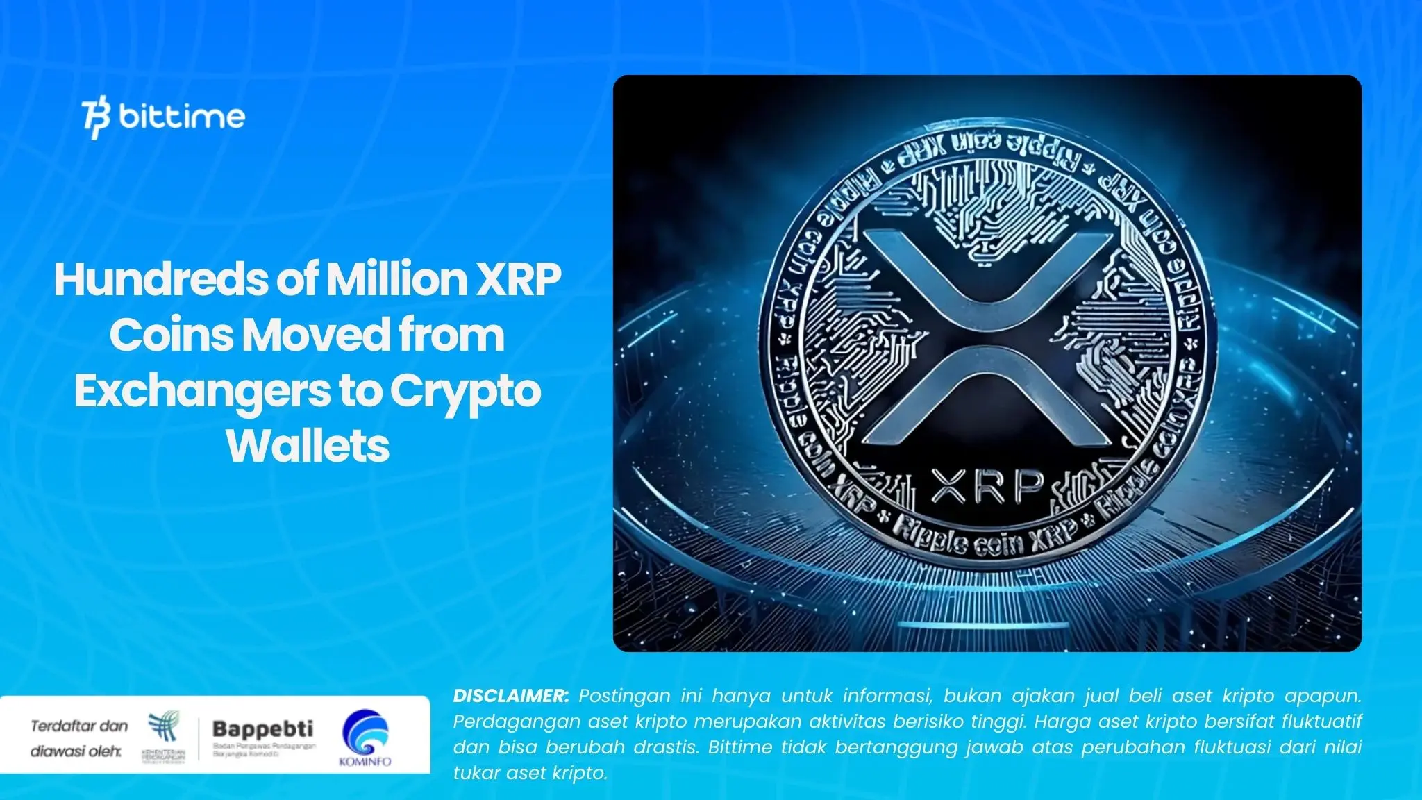 Hundreds of Million XRP Coins Moved from Exchangers to Crypto Wallets.webp