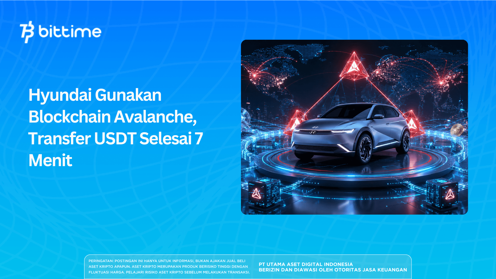 Hyundai Uses Avalanche Blockchain, USDT Transfers Completed in 7 Minutes