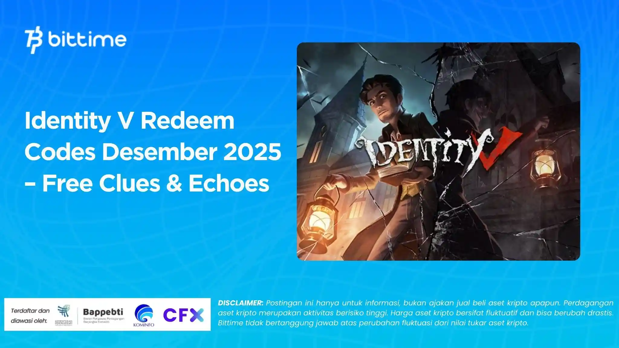 Identity V Redeem Codes Desember 2025 – Free Clues & Echoes