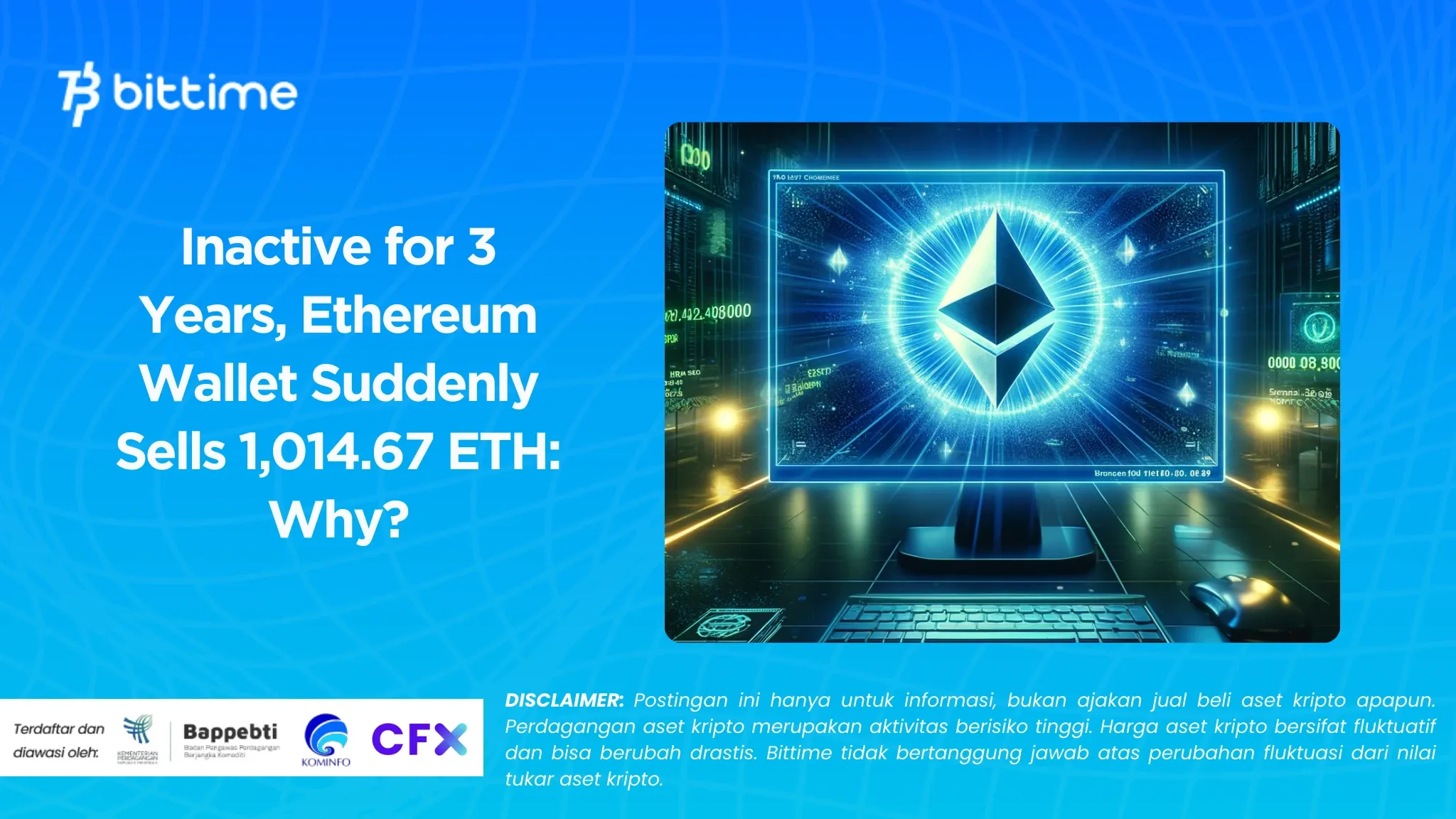 Inactive for 3 Years, Ethereum Wallet Suddenly Sells 1,014.67 ETH Why.webp