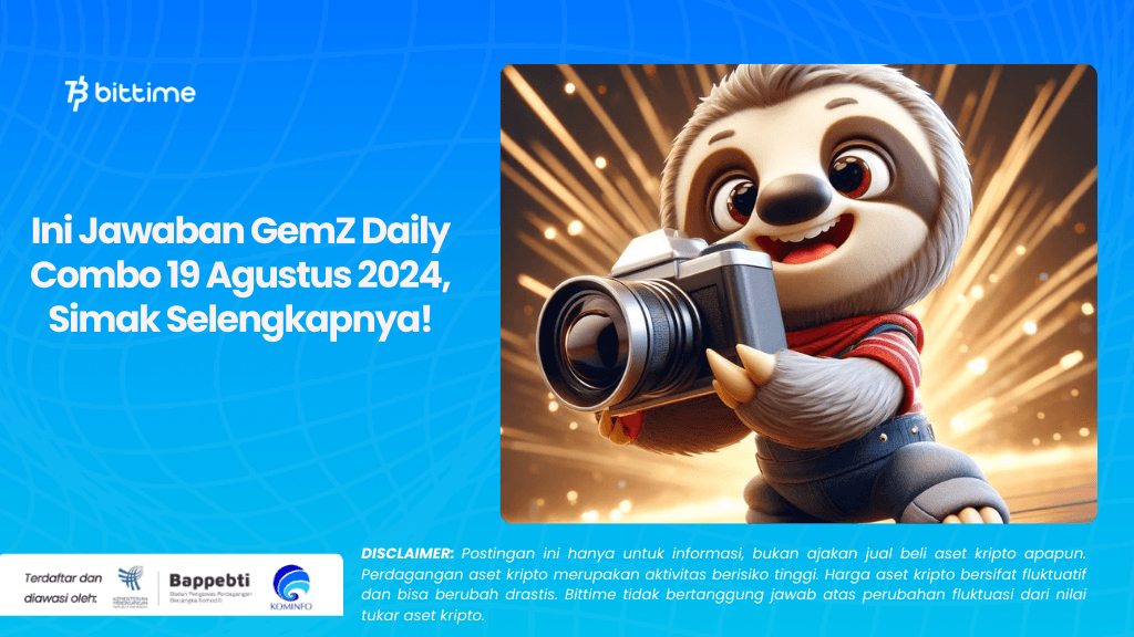 Ini Jawaban GemZ Daily Combo 19 Agustus 2024, Simak Selengkapnya