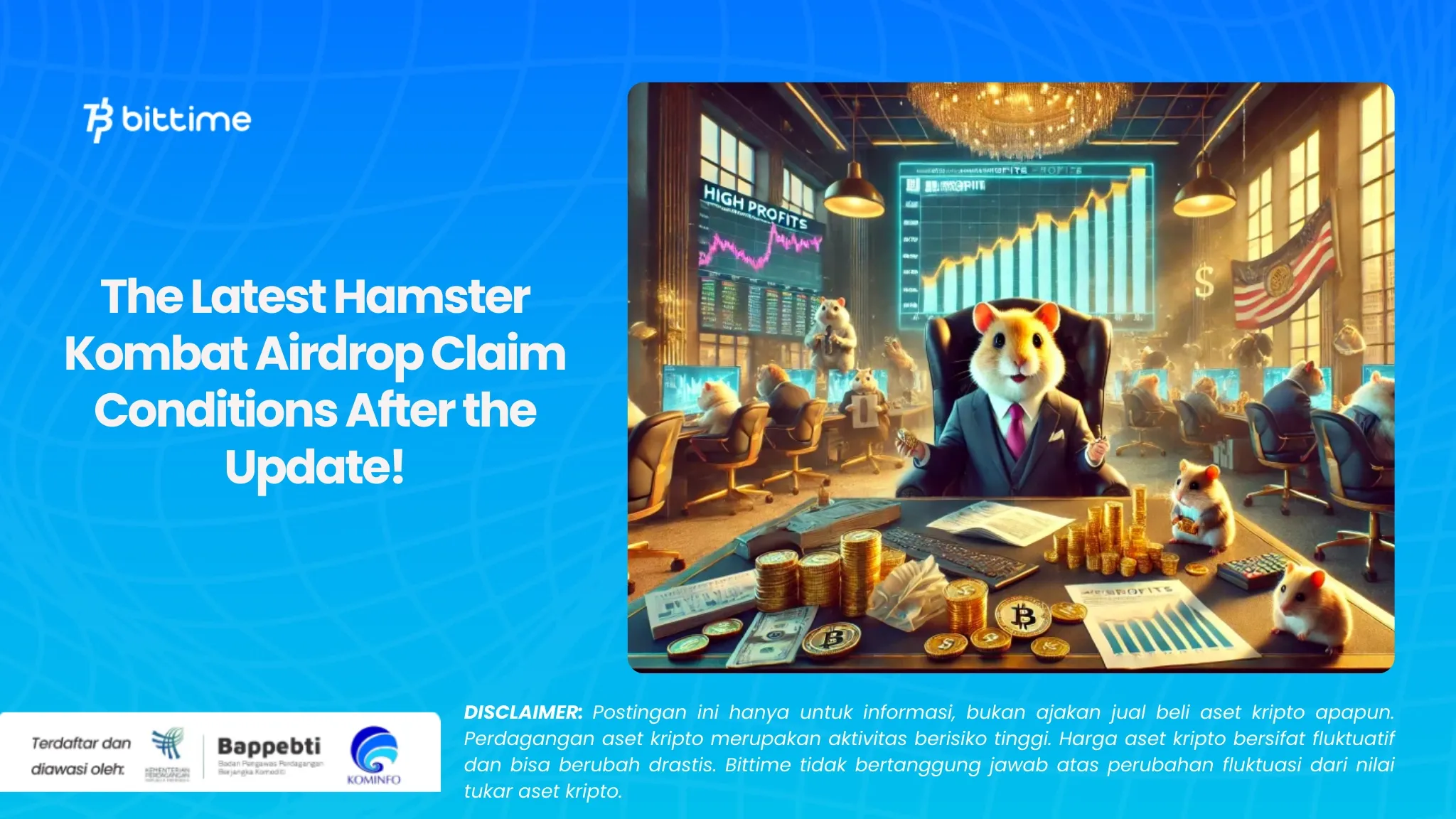 Ini Syarat Klaim Airdrop Hamster Kombat Terbaru Setelah Update!