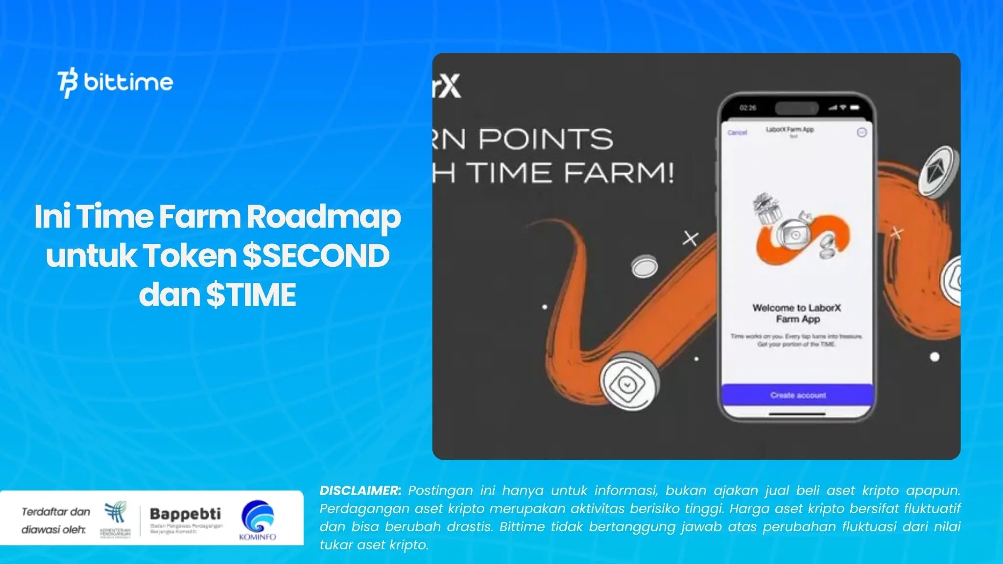 Ini Time Farm Roadmap untuk Token $SECOND dan $TIME.webp