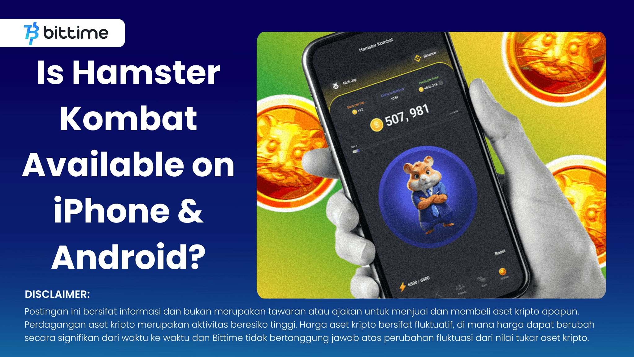 Is Hamster Kombat Available on iPhone & Android?