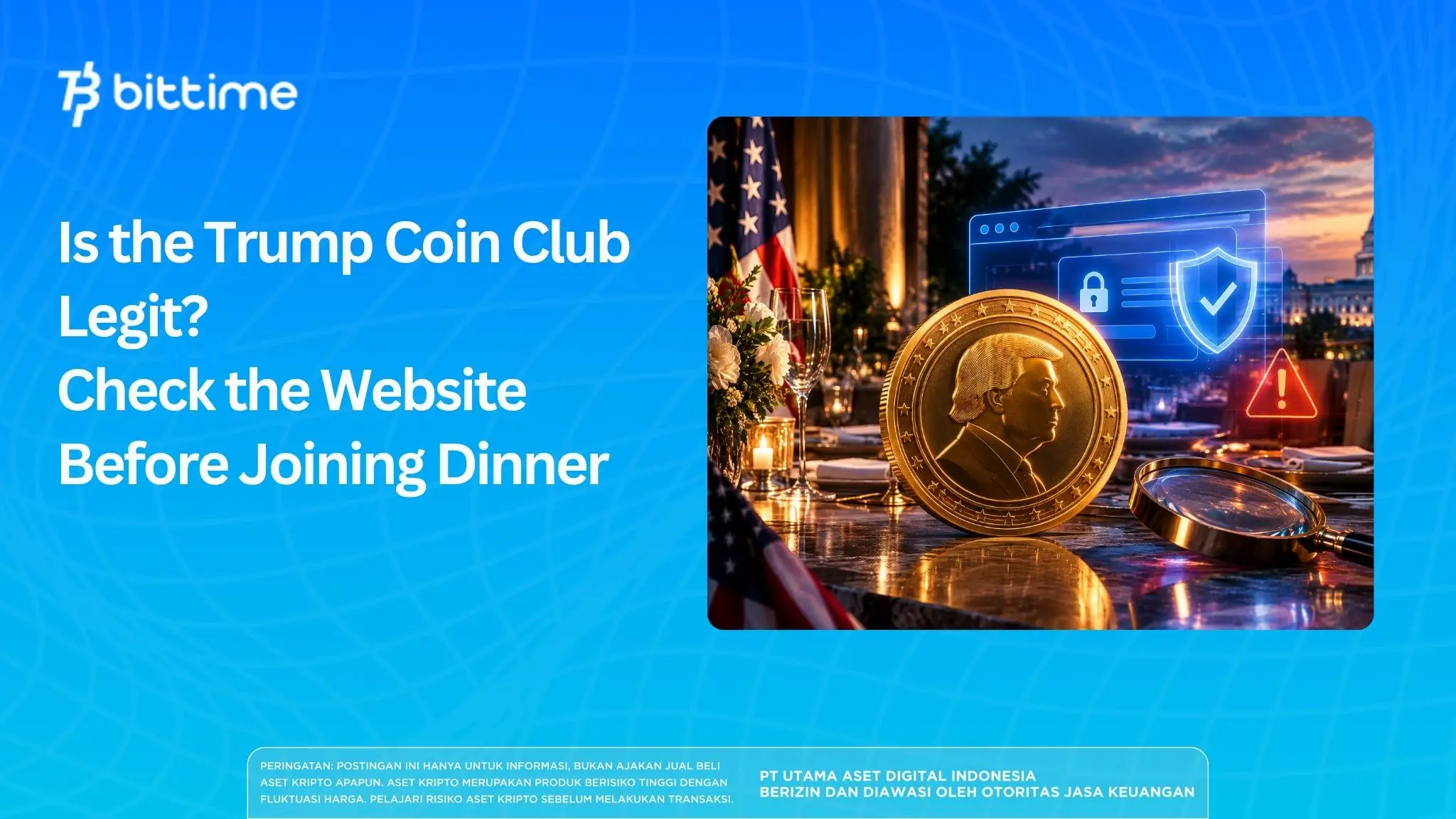 Is the Trump Coin Club Legit? Check the Website Before Joining Dinner