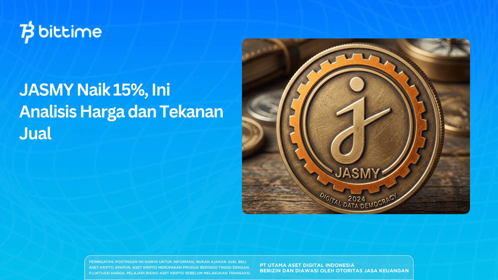 JASMY Rises 15%, Here Is the Price Analysis and Selling Pressure