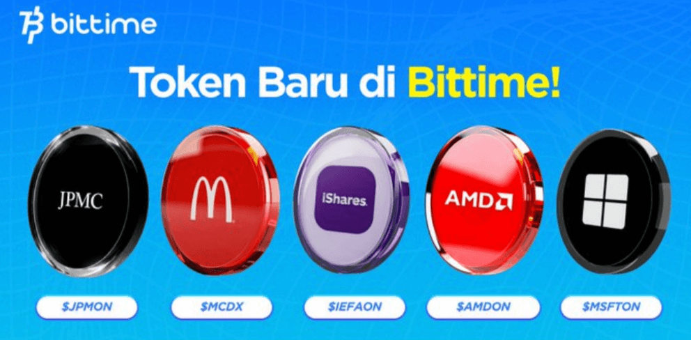 JPMON, MSFTON, MCDX, Token Baru di Bittime.png