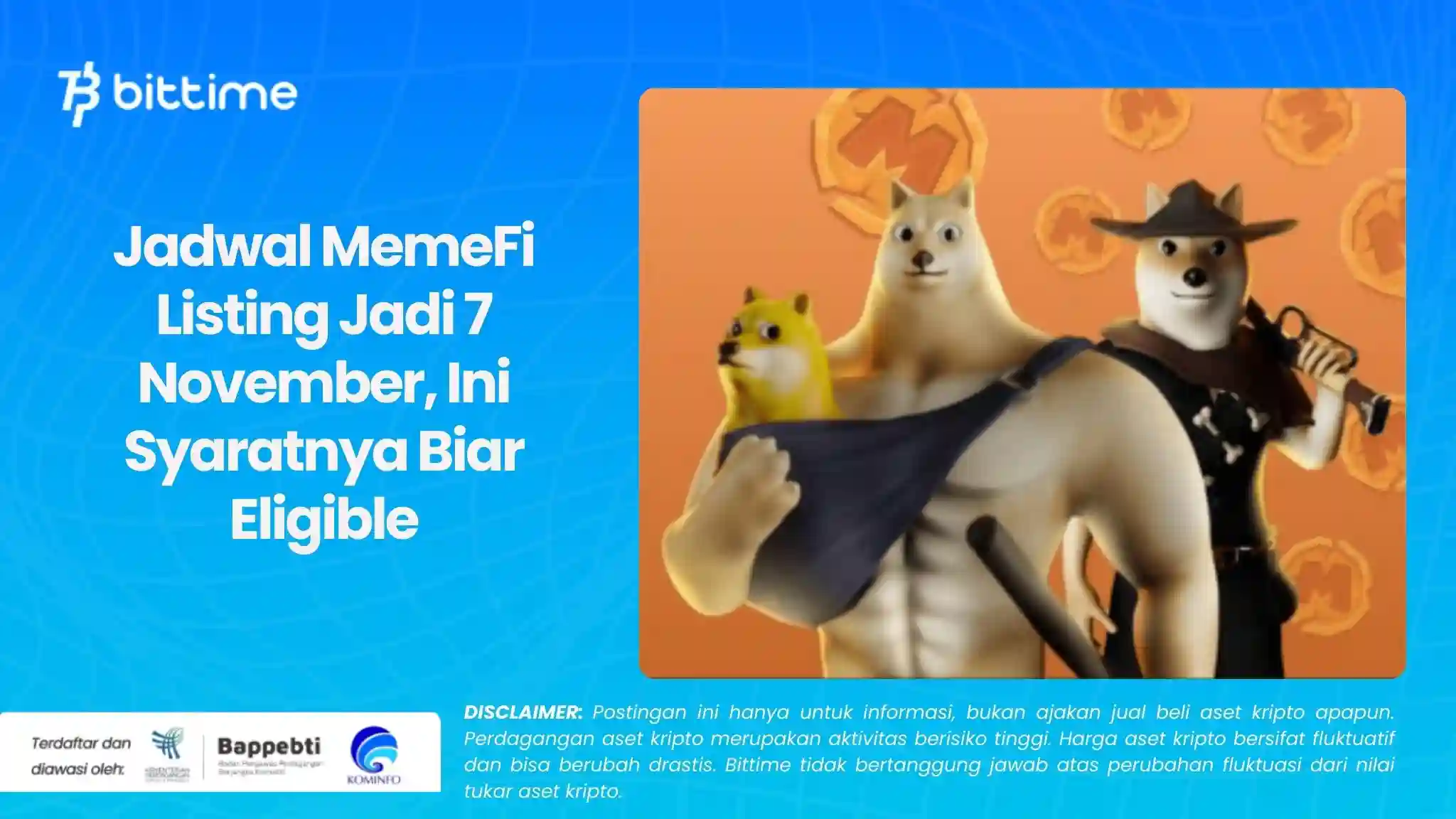 Jadwal MemeFi Listing Jadi 7 November, Ini Syaratnya Biar Eligible.webp
