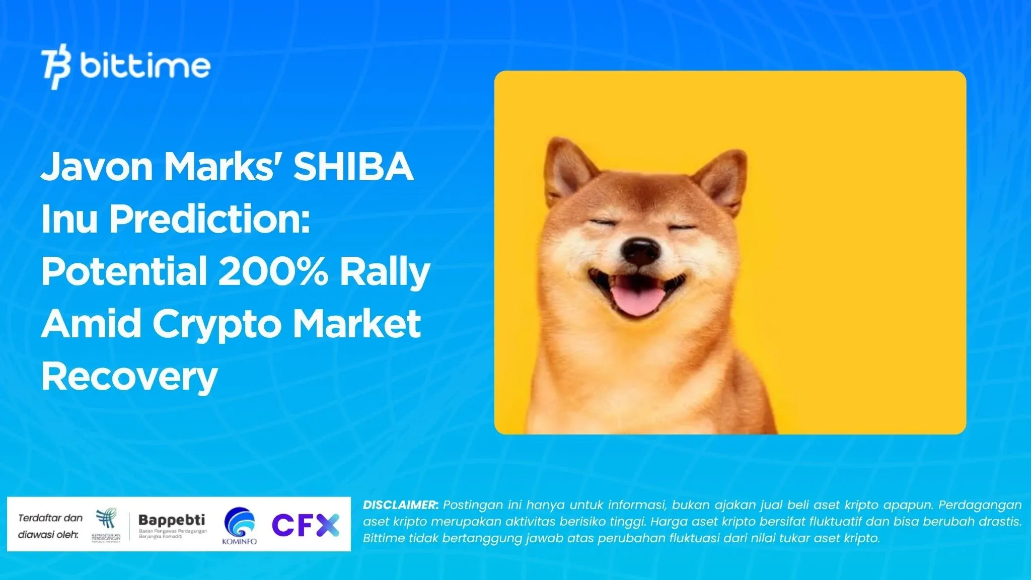 Javon Marks' SHIBA Inu Prediction: Potential 200% Rally Amid Crypto Market Recovery