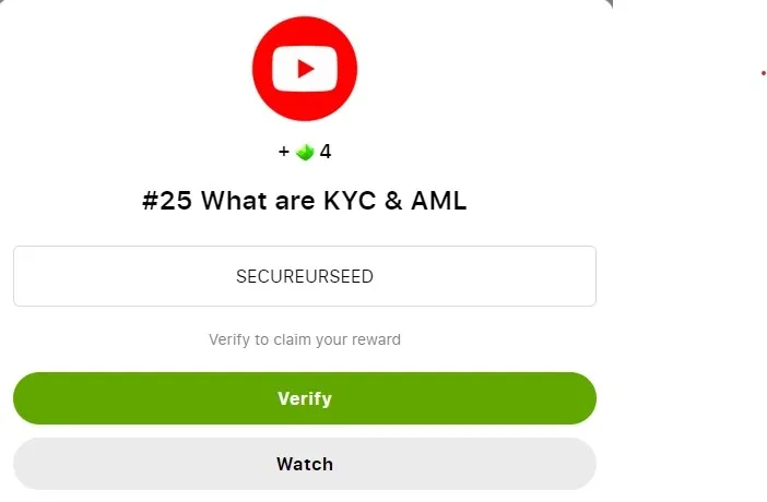 Jawaban Airdrop Seed 25 What are KYC & AML