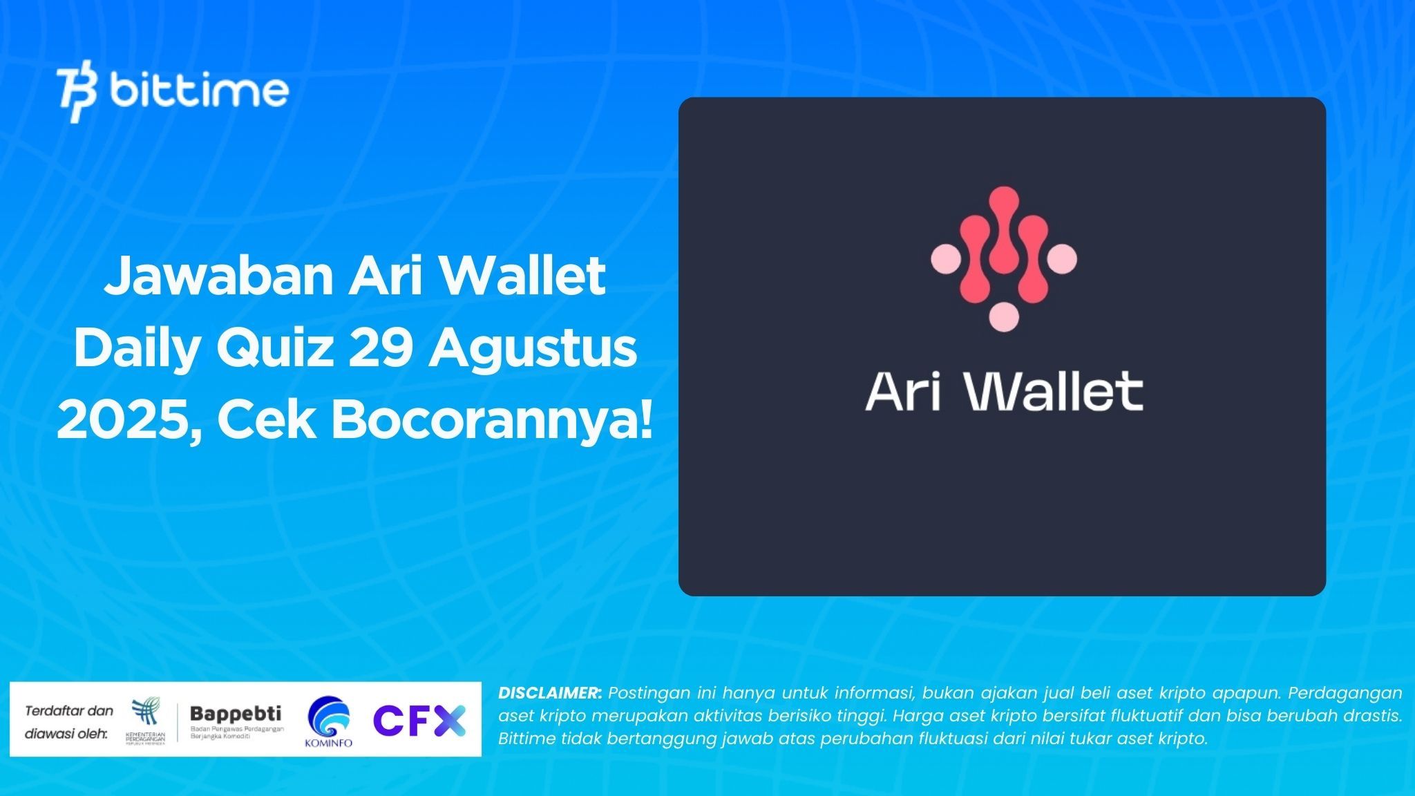 Ari Wallet Daily Quiz Answers August 29, 2025, Check Out the Leaks!