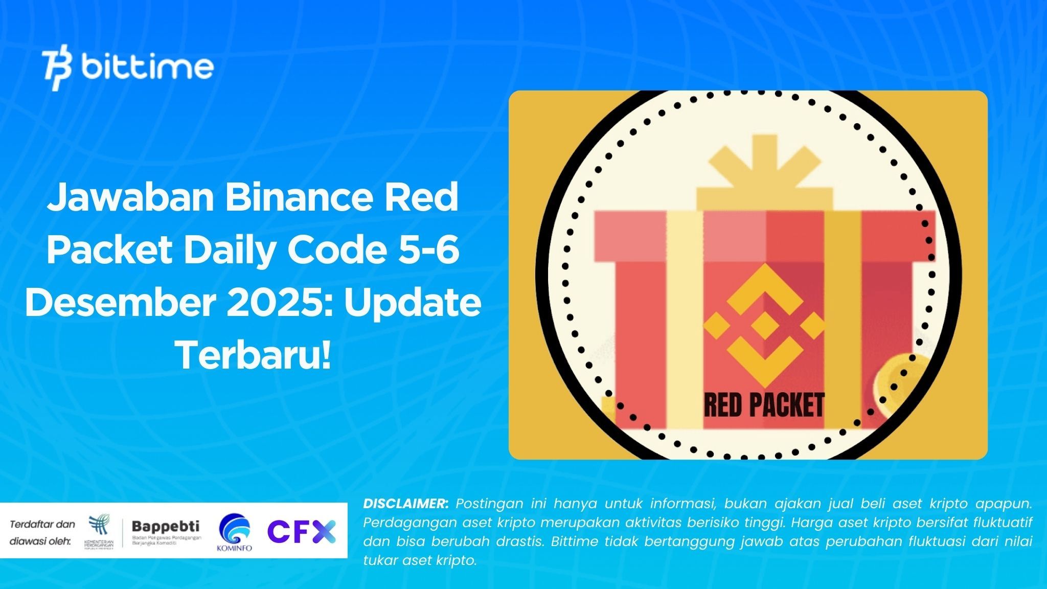 Jawaban Binance Red Packet Daily Code 5-6 Desember 2025: Update Terbaru!