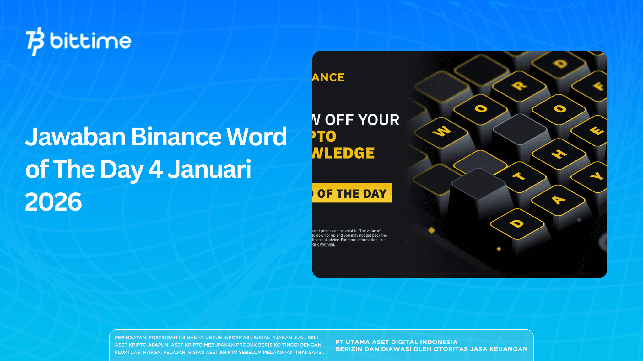 Jawaban Binance Word of The Day 4 Januari 2026