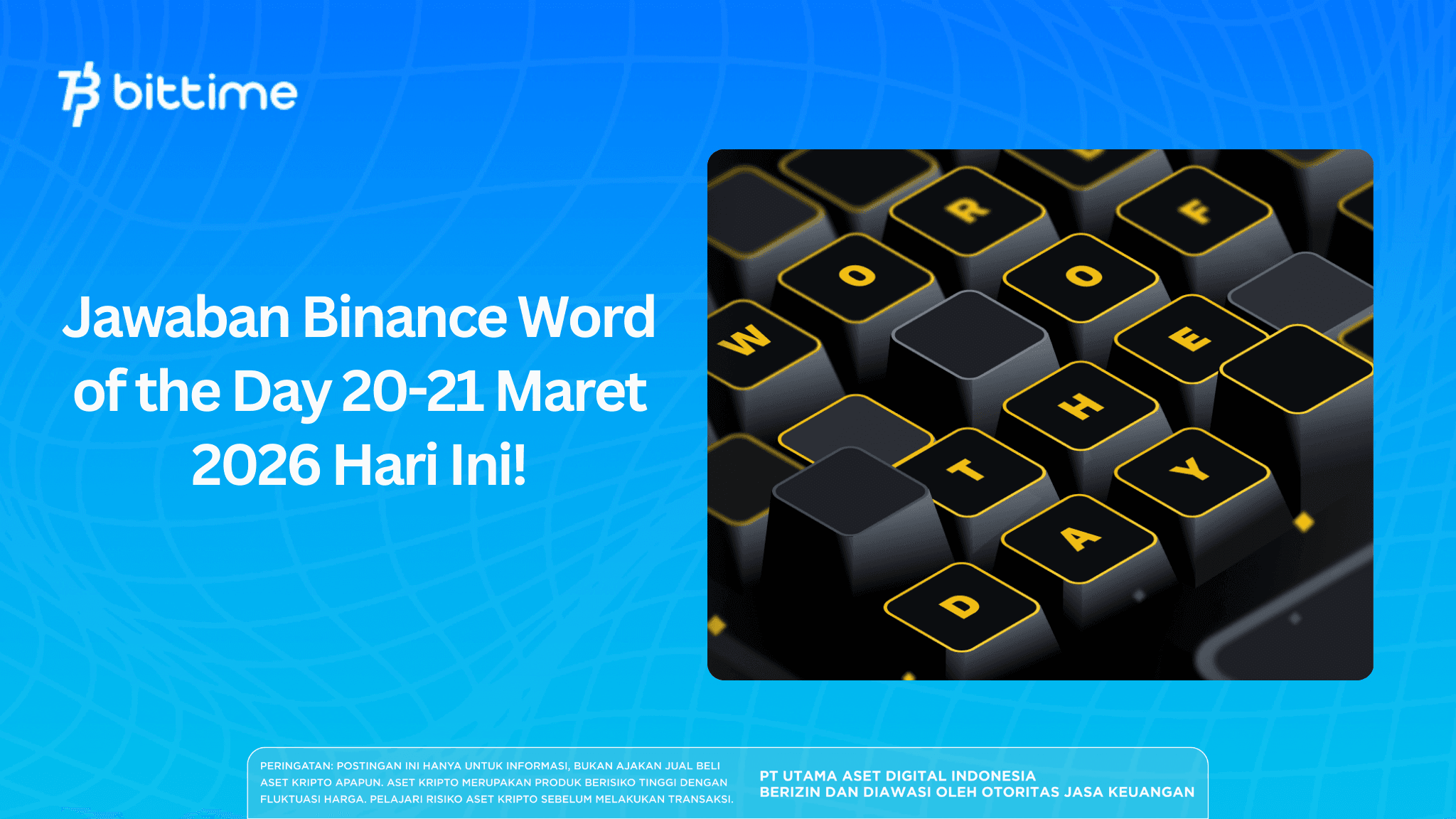 Binance Word of the Day Answers for March 20–21, 2026—Today’s Edition!