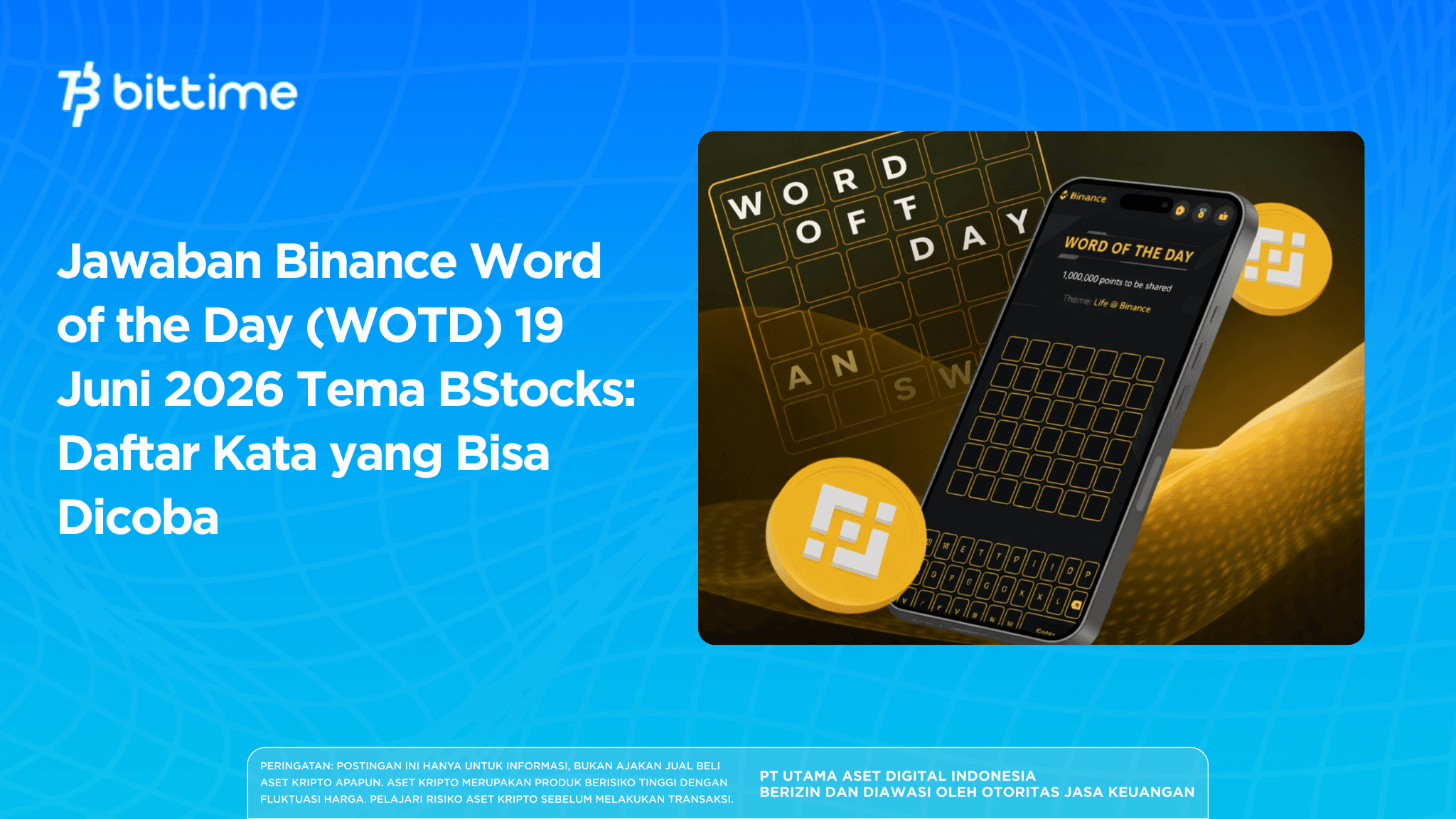 Binance Word of the Day Answers for June 19, 2026 (BStocks Theme)