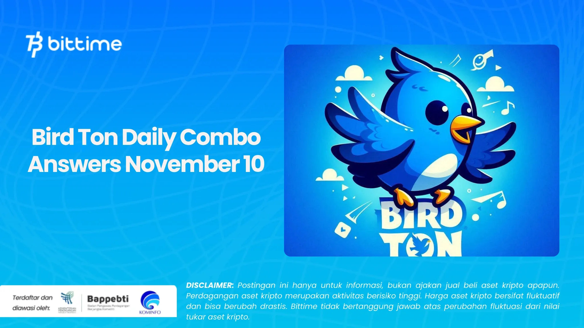 Jawaban Bird Ton Daily Combo 10 November