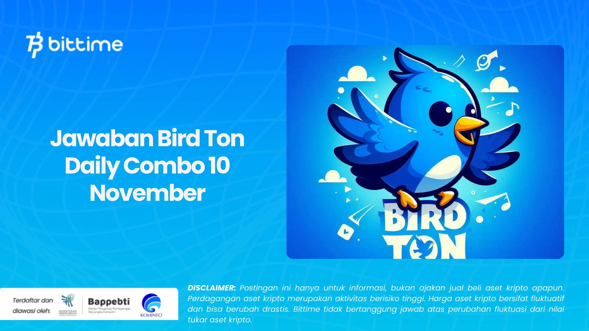 Jawaban Bird Ton Daily Combo 10 November