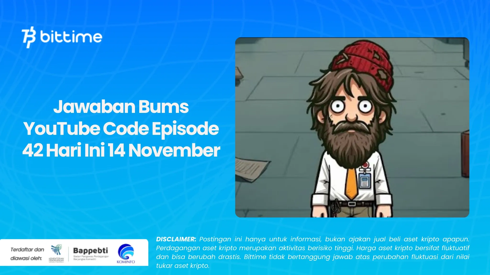 Jawaban Bums YouTube Code Episode 42 Hari Ini 14 November.webp