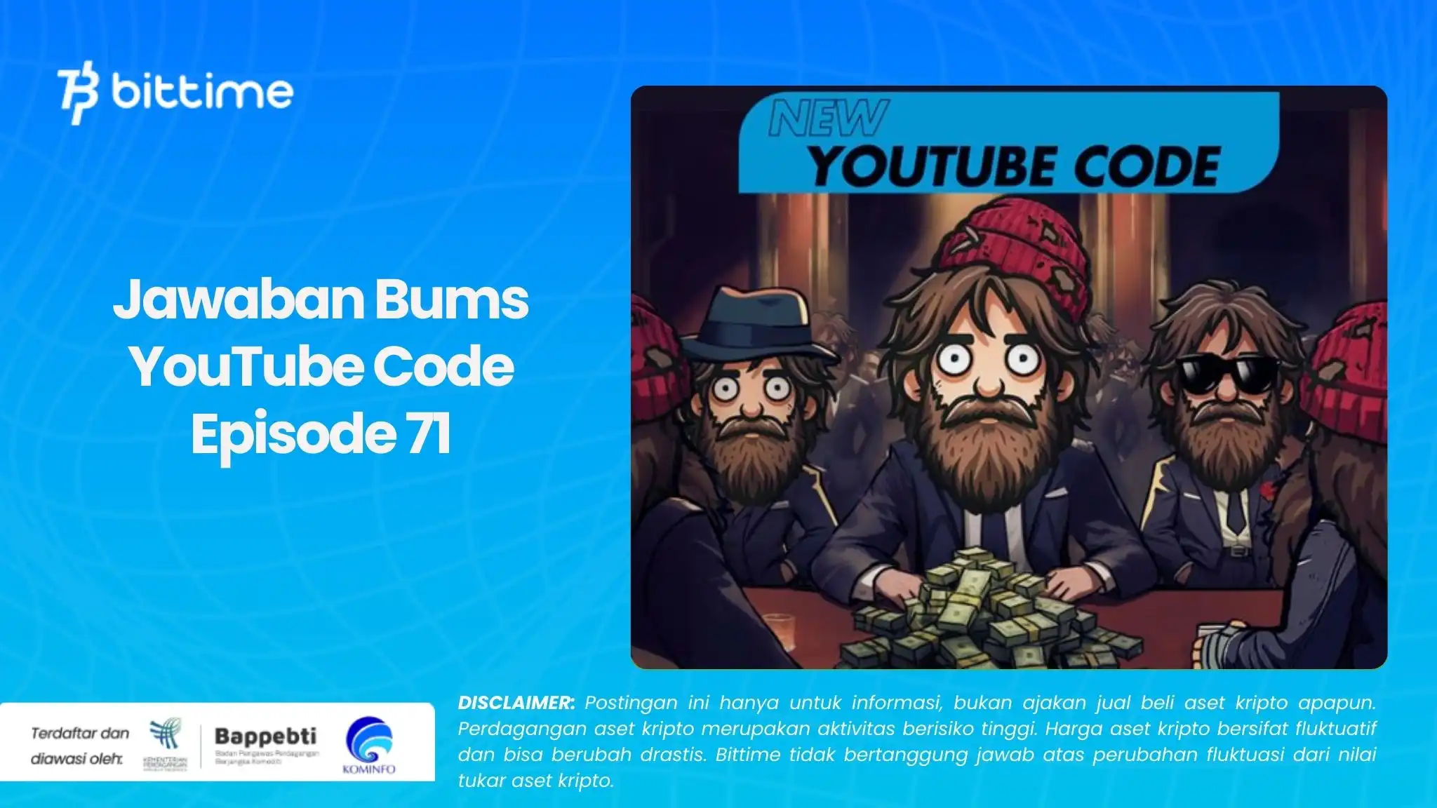 Jawaban Bums YouTube Code Episode 71