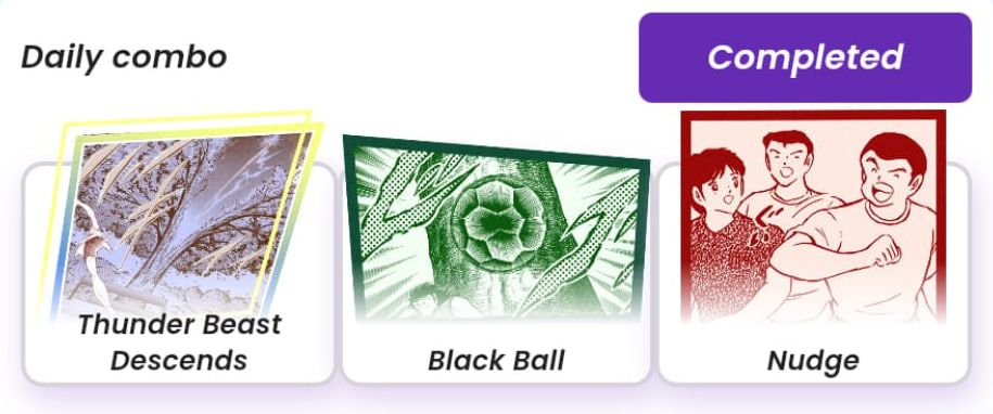 Jawaban Captain Tsubasa RIVALS Daily Combo 13 Januari