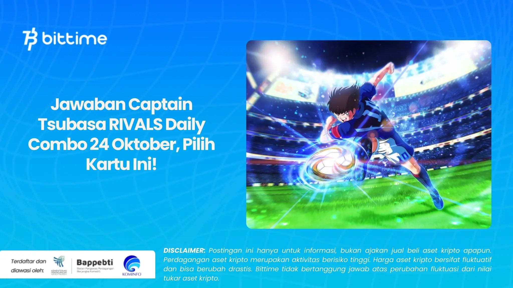 Jawaban Captain Tsubasa RIVALS Daily Combo 24 Oktober, Pilih Kartu Ini!.webp