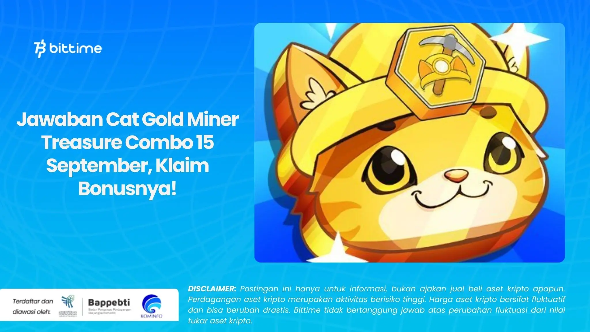 Jawaban Cat Gold Miner Treasure Combo 15 September, Klaim Bonusnya!.webp