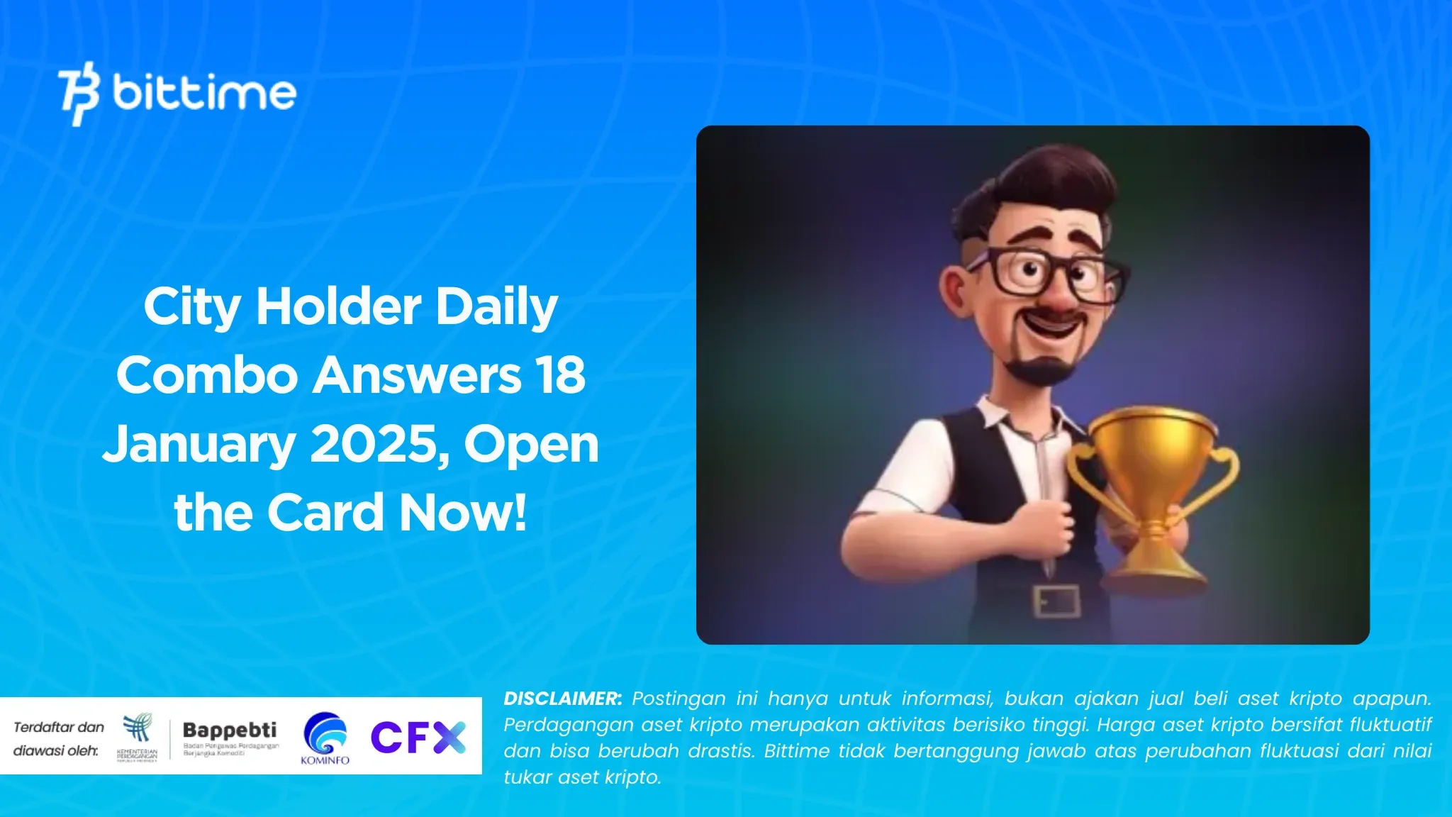 Jawaban City Holder Daily Combo 18 Januari 2025, Buka Kartunya Sekarang!