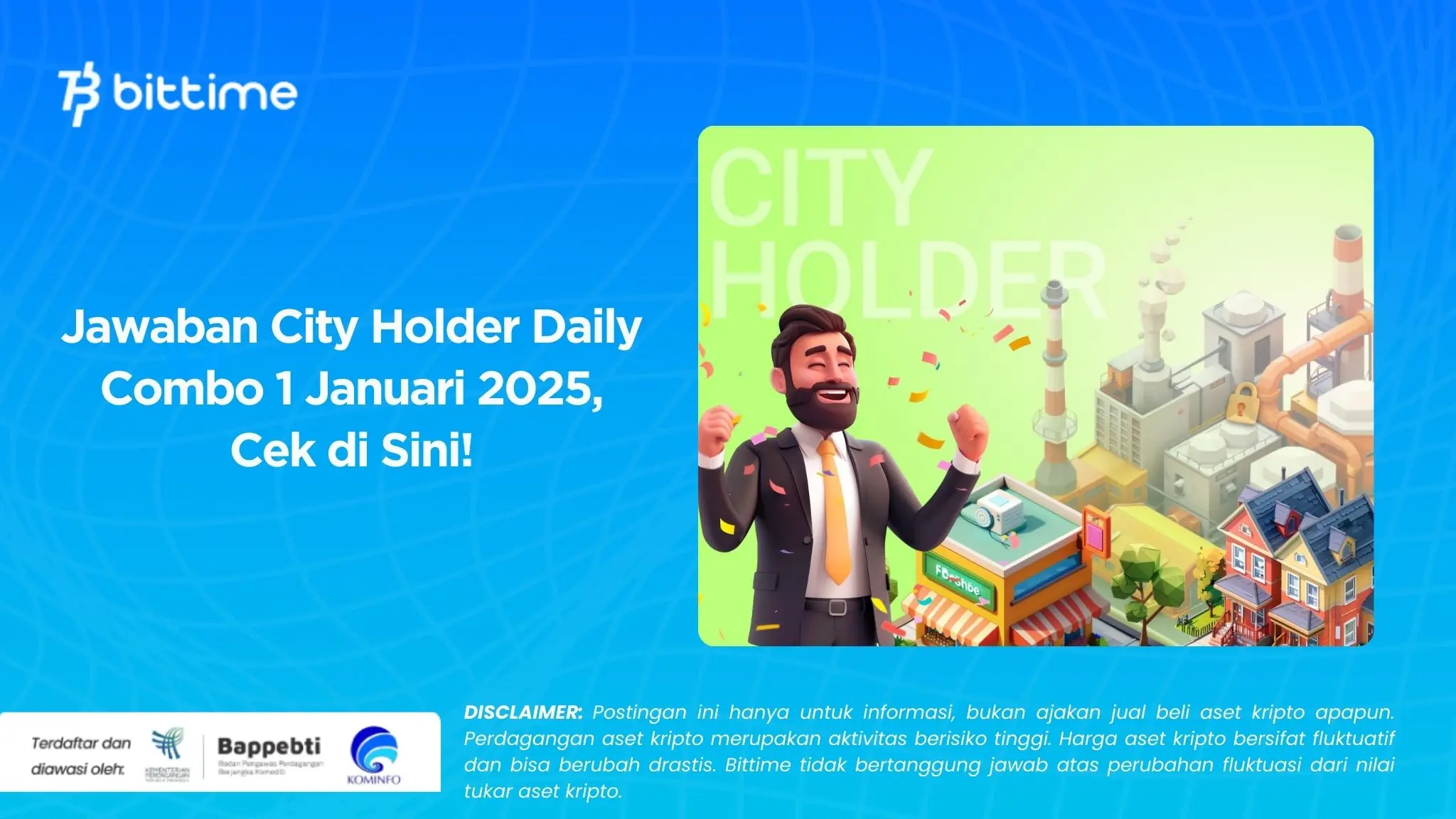 Jawaban City Holder Daily Combo 1 Januari 2025, Cek di Sini!.webp