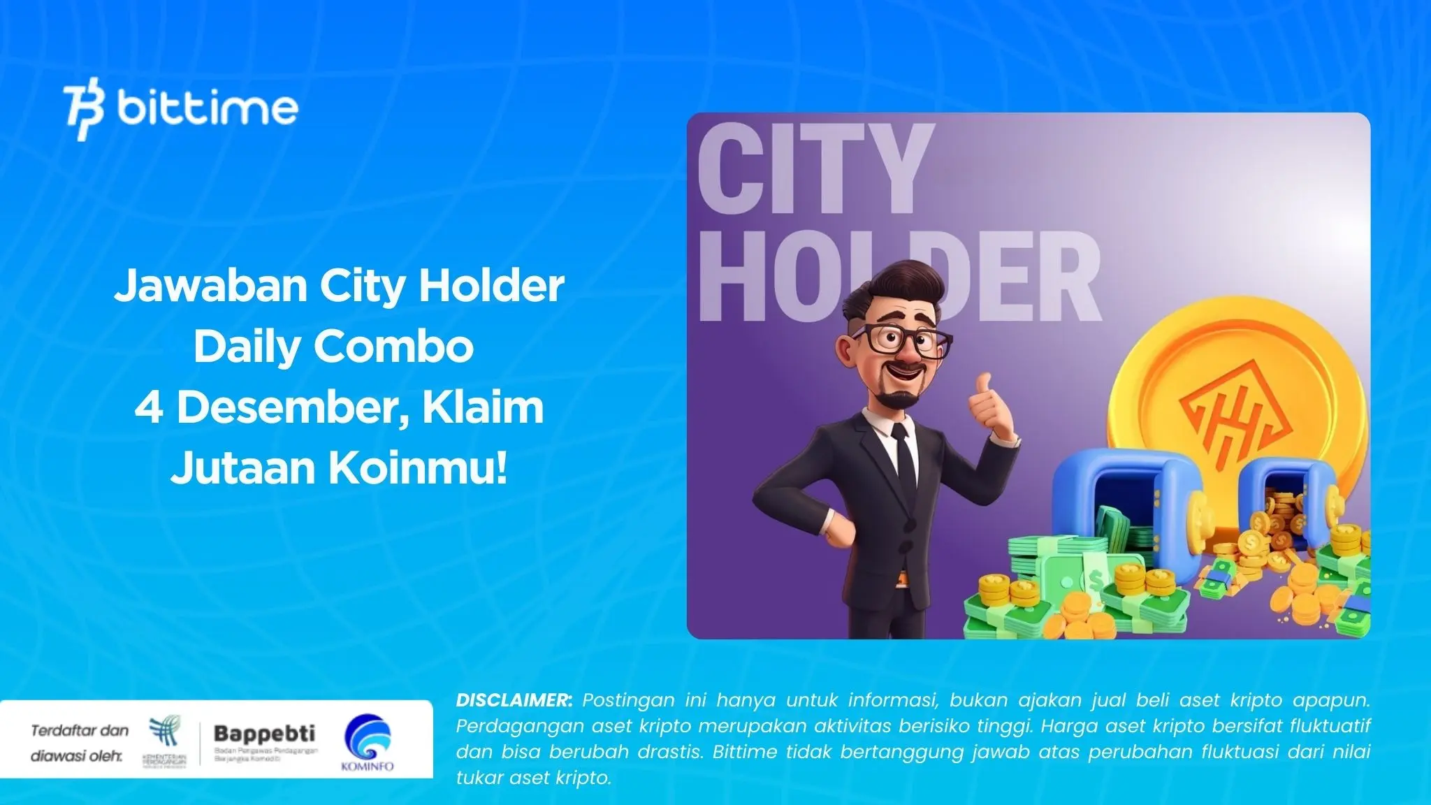 Jawaban City Holder Daily Combo 4 Desember, Klaim Jutaan Koinmu!.webp