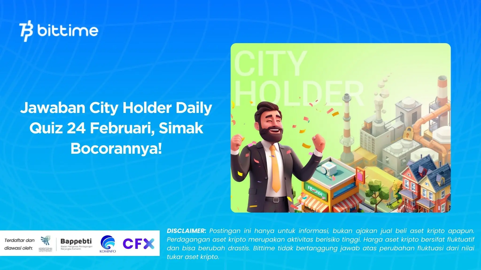 Jawaban City Holder Daily Quiz 24 Februari, Simak Bocorannya!