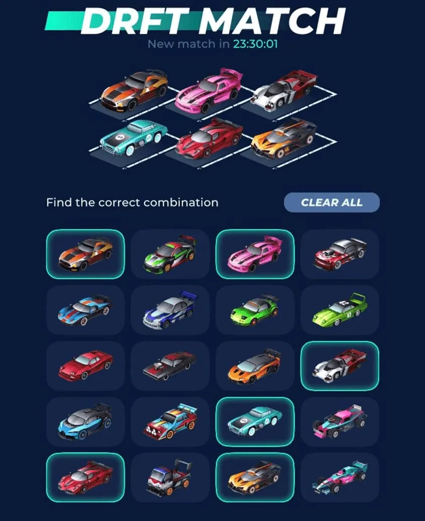 DRFT Party Match Daily Combo 21 April 2025