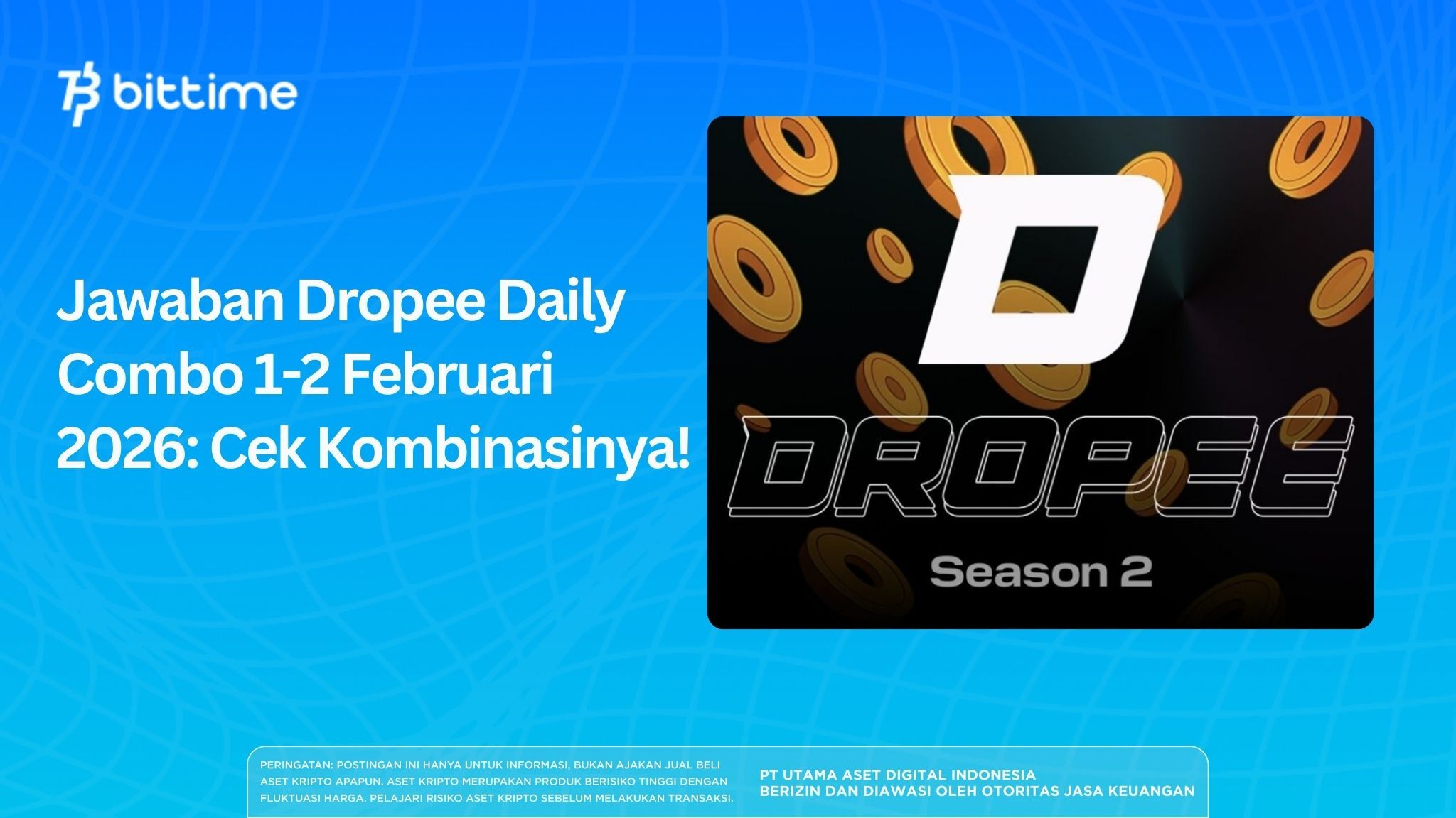 Dropee Daily Combo February 1-2, 2026 Answers: Check the Combination!