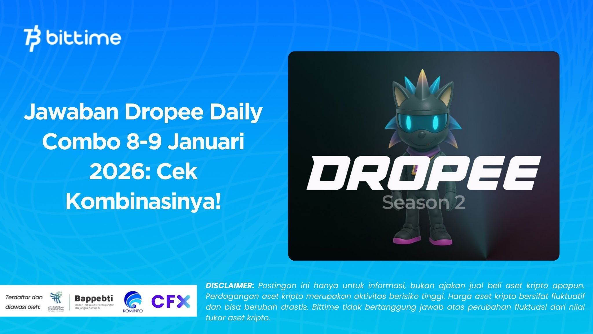 Dropee Daily Combo January 8-9, 2026 Answers: Check the Combination!