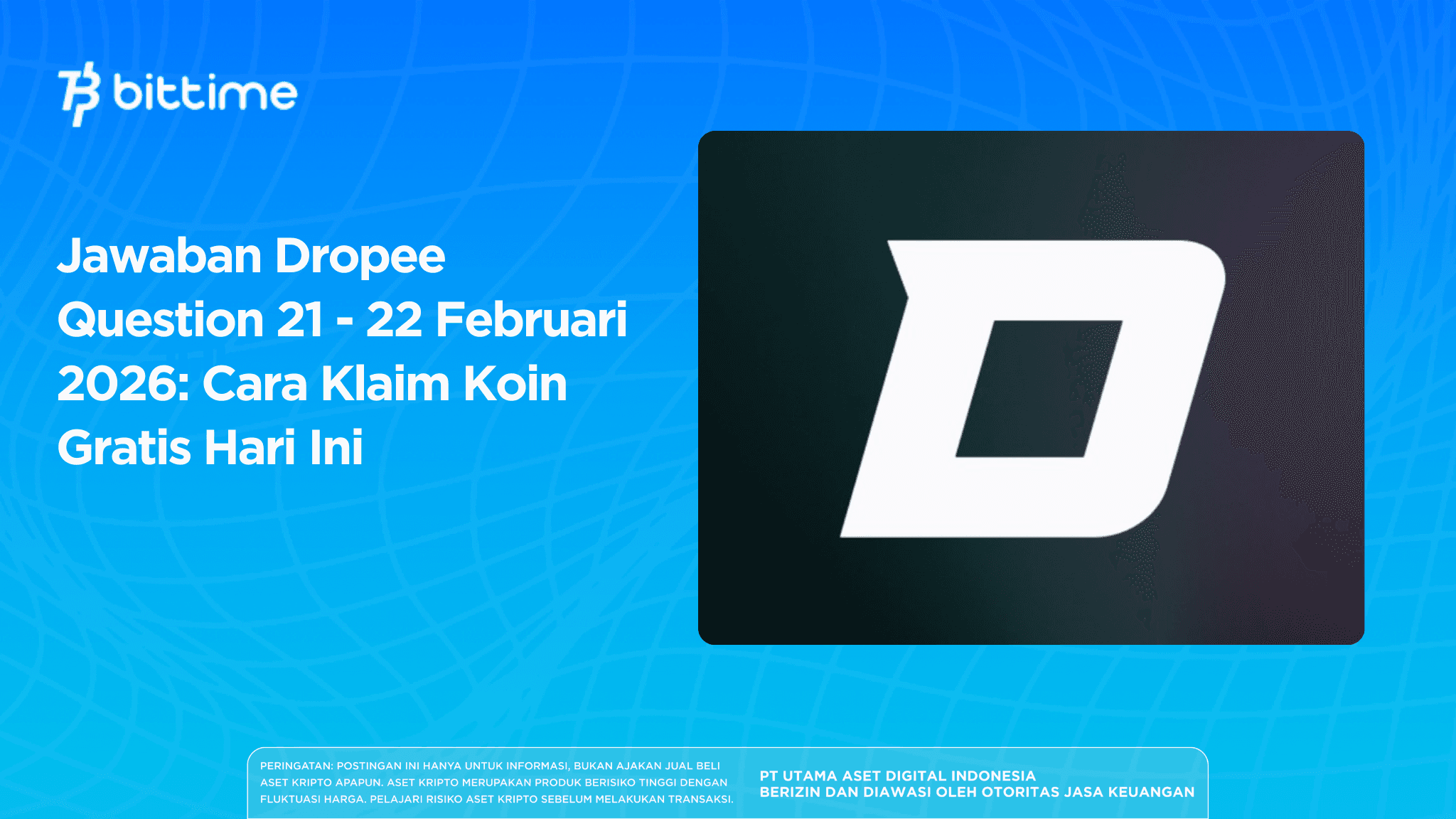 Dropee Question Answer February 21 - 22, 2026: Claim Your Daily Rewards