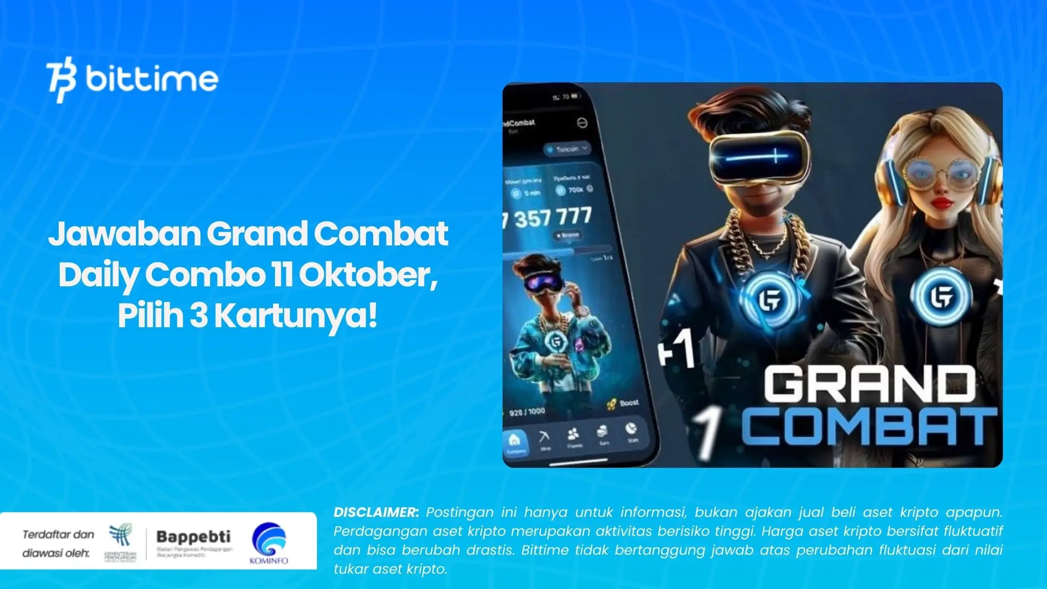 Jawaban Grand Combat Daily Combo 11 Oktober, Pilih 3 Kartunya!.webp