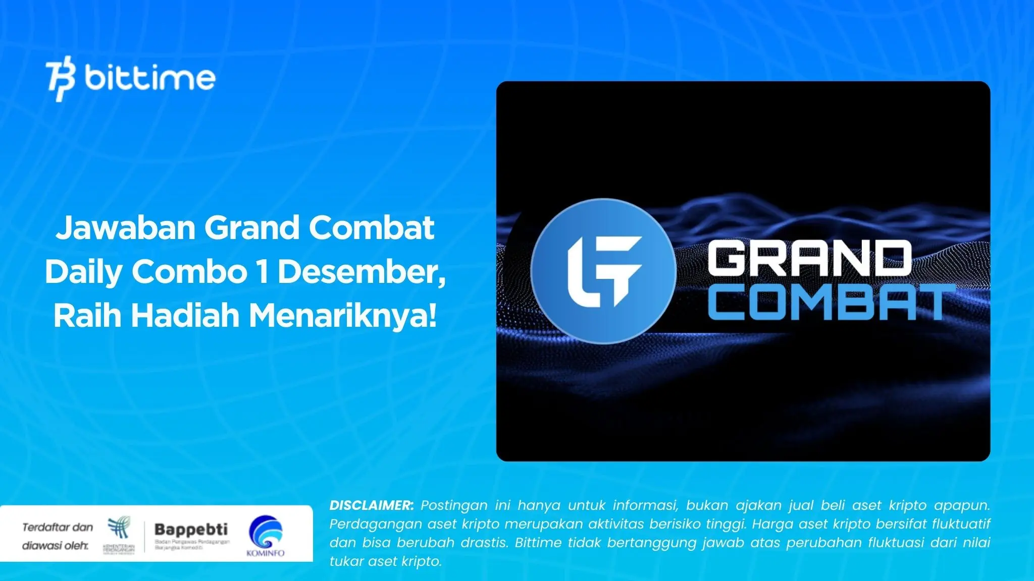 Jawaban Grand Combat Daily Combo 1 Desember, Raih Hadiah Menariknya!.webp