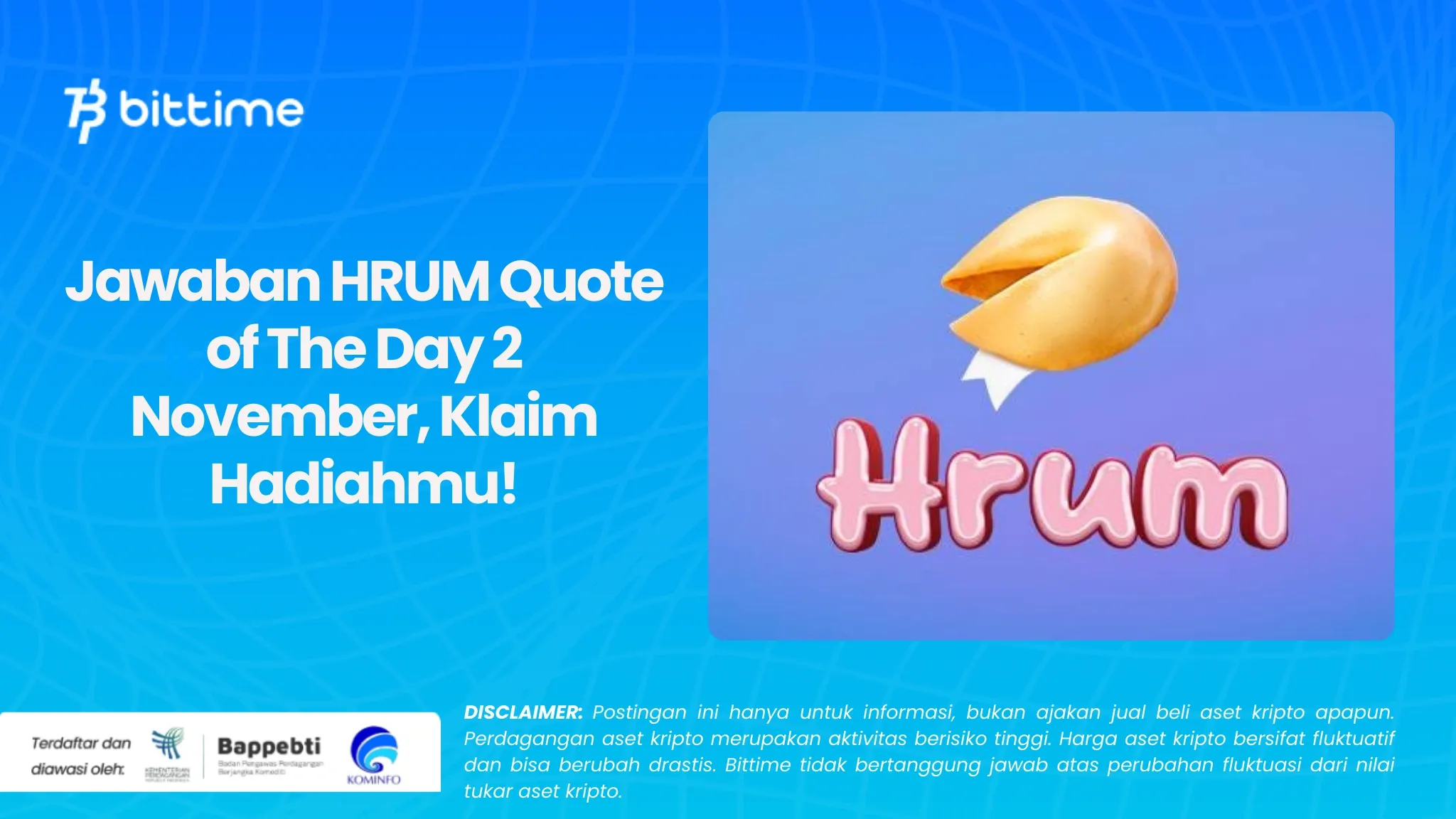 Jawaban HRUM Quote of The Day 2 November, Klaim Hadiahmu!.webp