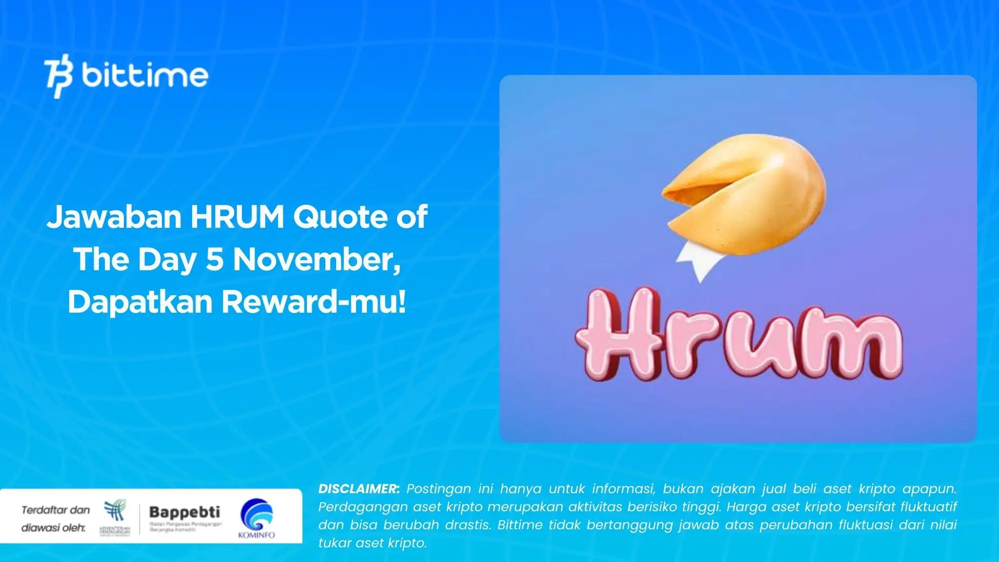 Jawaban HRUM Quote of The Day 5 November, Dapatkan Reward-mu!.webp