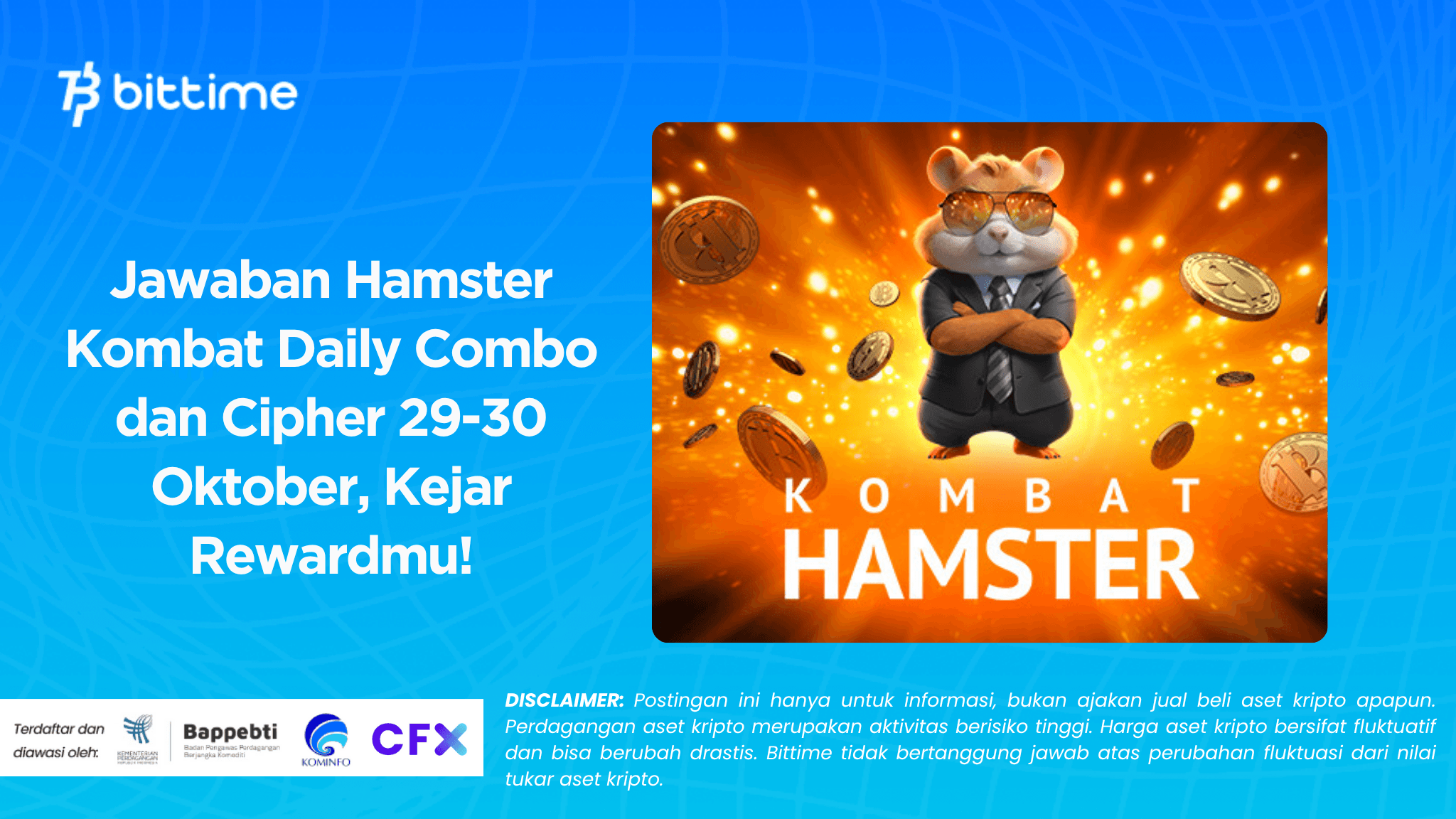 Hamster Kombat Daily Combo and Cipher Answers for October 29-30, Chase Your Rewards!