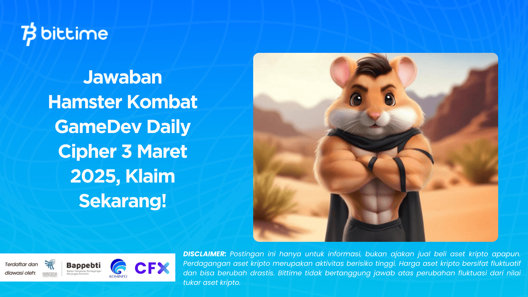 Jawaban Hamster Kombat GameDev Daily Cipher 3 Maret 2025, Klaim Sekarang!.png