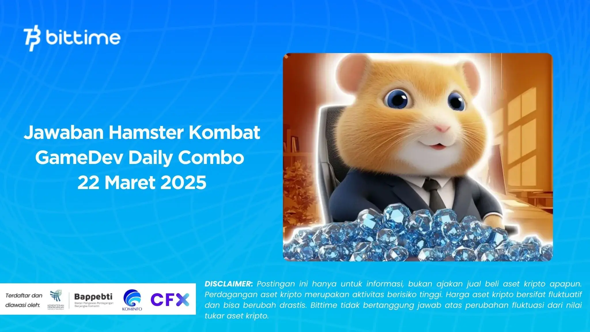 Jawaban Hamster Kombat GameDev Daily Combo 22 Maret 2025