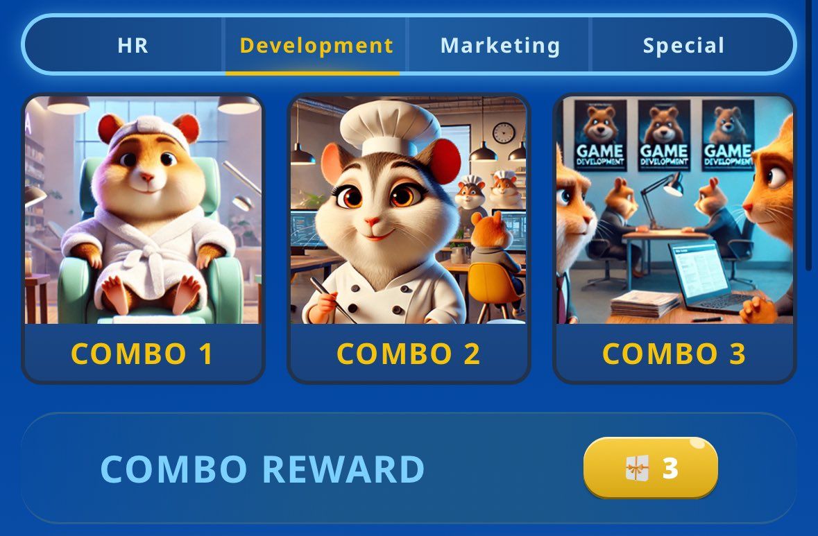 Jawaban Hamster Kombat GameDev Daily Combo 4 Maret