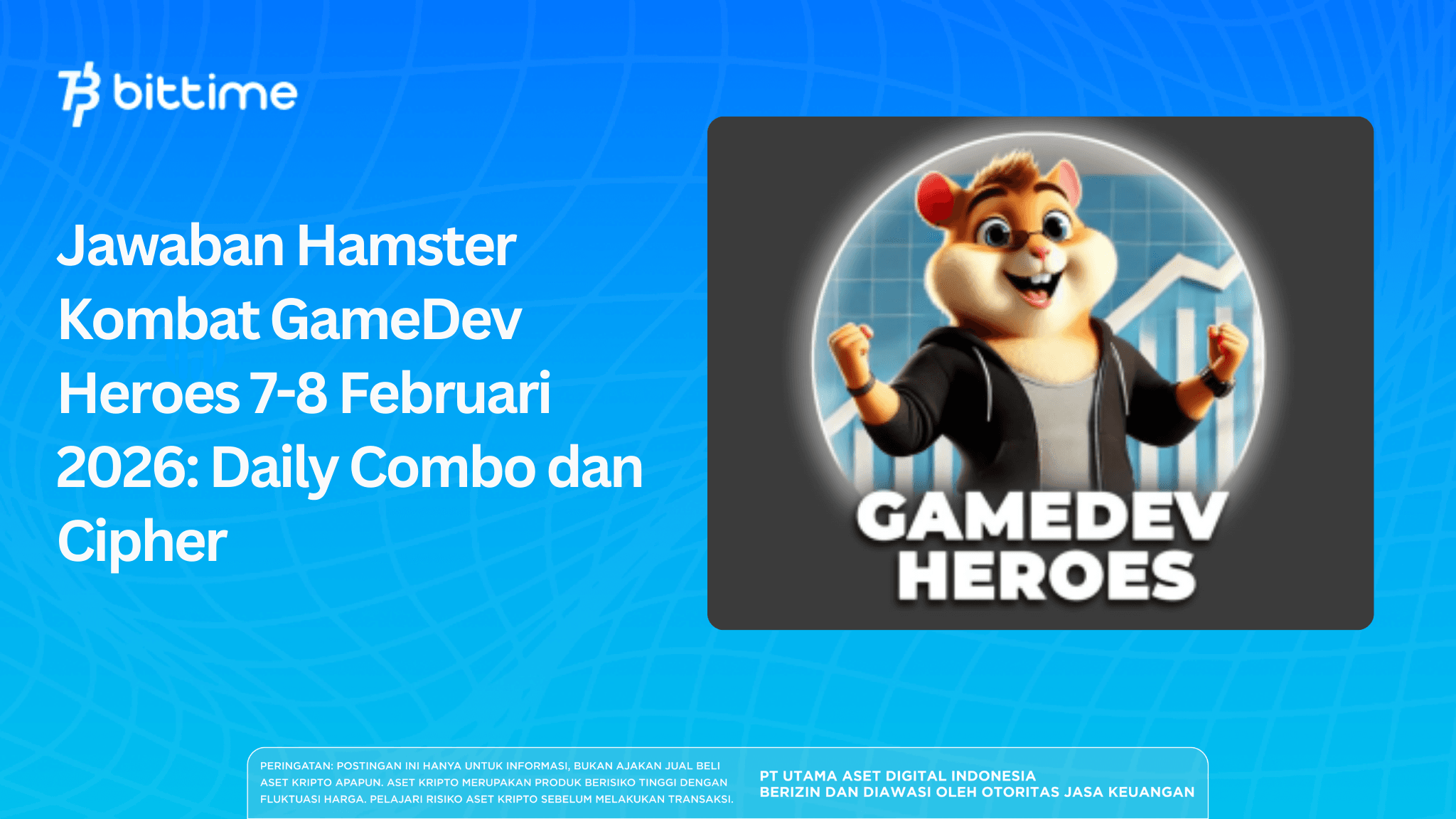 Jawaban Hamster Kombat GameDev Heroes 7-8 Februari 2026: Daily Combo dan Cipher