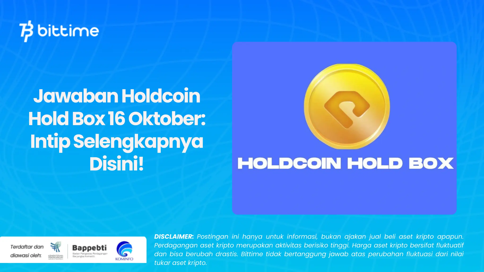 Jawaban Holdcoin Hold Box 16 Oktober: Intip Selengkapnya Disini!