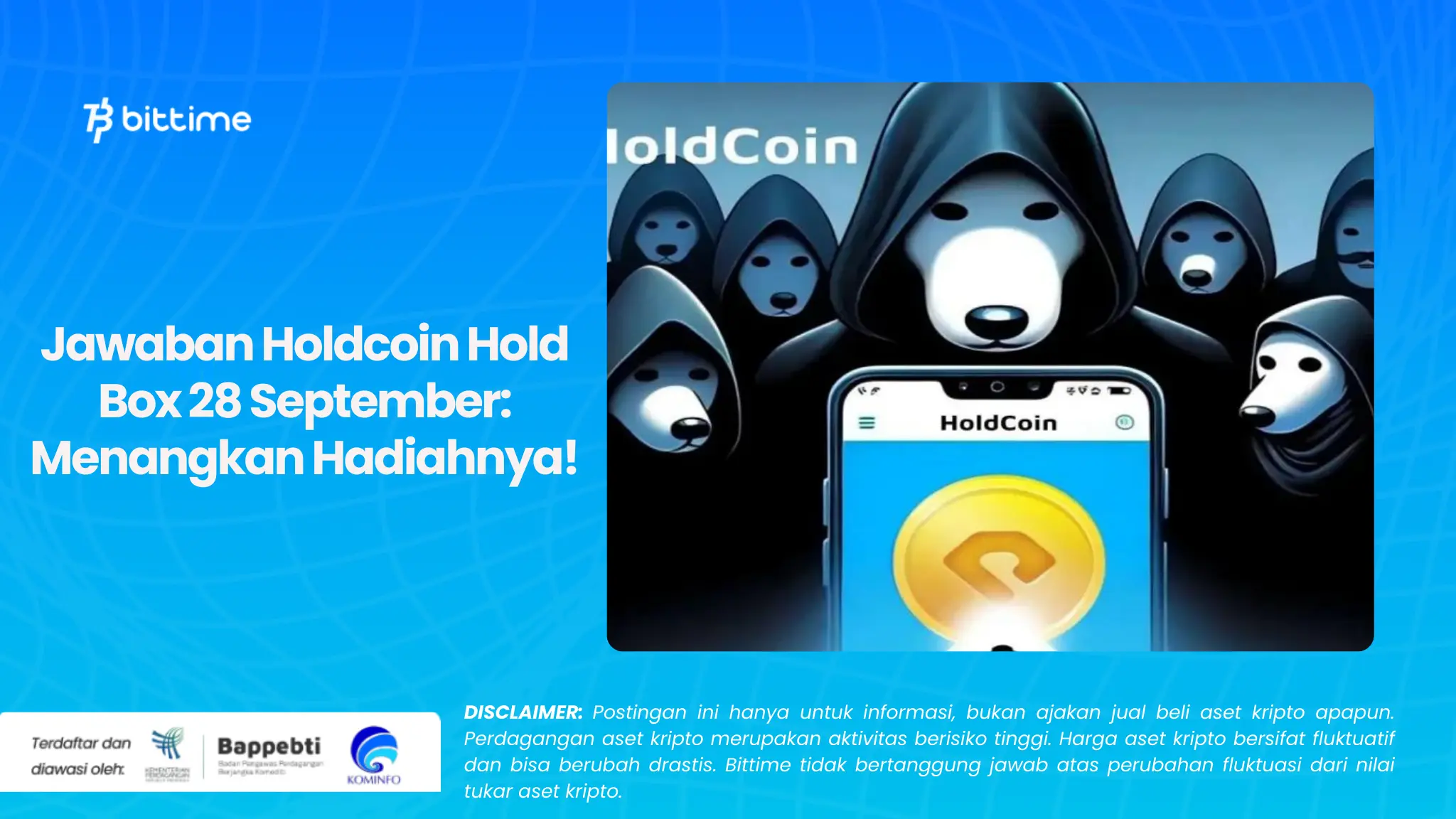 Jawaban Holdcoin Hold Box 28 September: Menangkan Hadiahnya!